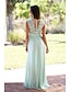 cheap Bridesmaid Dresses-A-Line Bridesmaid Dress Jewel Neck Sleeveless Elegant Floor Length Chiffon / Lace with Sash / Ribbon / Pleats 2023