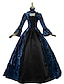 cheap Historical &amp; Vintage Costumes-Rococo Victorian Cocktail Dress Vintage Dress Dress Party Costume Masquerade Prom Dress Plus Size Long Length Plus Size Women&#039;s Ball Gown Plus Size Party Prom Dress