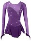 abordables Tenues de patinage artistique-Robe de Patinage Artistique Femme Fille Patinage Robes Tenue Noir Blanche Jaune Patchwork Maille Spandex Haute élasticité Entraînement Professionnel Compétition Tenue de Patinage Respirable Fait à la