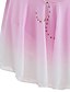 abordables Tenues de patinage artistique-Robe de Patinage Artistique Femme Fille Patinage Jupes Robes Tenue Rose Elasthanne Utilisation Tenue de Patinage Fait à la main Demi Manches Patinage sur glace Patinage Artistique