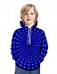cheap Hoodies &amp; Sweatshirts-Kids Boys&#039; Hoodie &amp; Sweatshirt Long Sleeve Patchwork Geometric 3D Print Blue Children Tops Active Streetwear New Year