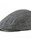 Χαμηλού Κόστους Ανδρικά καπέλα-Ανδρικά Επίπεδο καπέλο Μαύρο Καφέ Κλασσικό στυλ Μόδα της δεκαετίας του 1920 Βασικό Δρόμος Causal Ριγέ