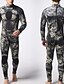 voordelige Wesuits, duikpakken &amp; rashguard shirts-MYLEDI Voor heren Volledig natpak 3 mm SCR Neopreen Duikpakken Thermisch Warm UPF50+ Sneldrogend Hoge Elasticiteit Lange mouw Achterrits - Zwemmen Duiken Surfen camouflage Lente Zomer Winter