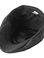 זול כובעים לגברים-בגדי ריקוד גברים כובע מצחייה שטוח שחור חום סגנון קלאסי אופנה של שנות העשרים בסיסי רחוב קזו&#039;אל פסים