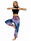 cheap Yoga Pants &amp; Bloomers-Women&#039;s Yoga Pants Side Pockets Harem Smocked Waist Lightweight Quick Dry High Waist Belly Dance Fitness Bloomers Bohemian Hippie Boho Ocean Blue Light Purple Jade Sports Activewear Stretchy Loose Fit