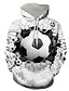 cheap Men&#039;s Hoodies &amp; Sweatshirts-Men&#039;s Plus Size Hoodie 3D Hooded Casual Hoodies Sweatshirts  White