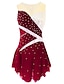Χαμηλού Κόστους Καλλιτεχνικό πατινάζ-Φόρεμα για φιγούρες πατινάζ Γυναικεία Κοριτσίστικα Patinaj Φορέματα Σύνολα Ανοικτό Βυσσινί Ροζ Γιαν Βιολετί Σπαντέξ Μικροελαστικό Εκπαίδευση Ενδυμασία πατινάζ Χειροποίητο Κλασσικά Κρύσταλλο / Στρας
