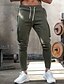 cheap Men&#039;s Pants-Men‘s Sporty / Basic Jogger / wfh Sweatpants Pants - Solid Colored Sporty / Patchwork Black Light gray Army Green US34 / UK34 / EU42 US36 / UK36 / EU44 US38 / UK38 / EU46