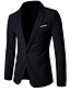 cheap Men&#039;s Trench Coat-Men&#039;s Blazer Regular Fit Polyester Men&#039;s Suit Purple / Red / Wine - Shirt Collar