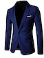 cheap Men&#039;s Trench Coat-Men&#039;s Blazer Regular Fit Polyester Men&#039;s Suit Purple / Red / Wine - Shirt Collar