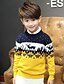 cheap Sweaters &amp; Cardigans-Kids Boys&#039; Basic Print Christmas Long Sleeve Sweater &amp; Cardigan Red
