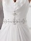 cheap Wedding Dresses-Wedding Dresses A-Line V Neck Spaghetti Strap Court Train Chiffon Bridal Gowns With Ruched Beading 2024