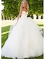 baratos Vestidos de Casamento-Noivado Formal Vestidos de noiva Longo De Baile Sem Alças Decote Princesa Tule Com 2023 Vestidos de noiva