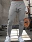 cheap Men&#039;s Pants-Men‘s Sporty / Basic Jogger / wfh Sweatpants Pants - Solid Colored Sporty / Patchwork Black Light gray Army Green US34 / UK34 / EU42 US36 / UK36 / EU44 US38 / UK38 / EU46