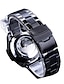 abordables Montres Mécaniques Homme-FORSINING Homme Montre Mécanique Montre Chic Habillée Grand Cadran Imperméable Double Fuseaux Horaires Date du jour Acier Inoxydable Suivre