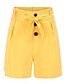 cheap Women&#039;s Bottoms-Women&#039;s Basic Fashion Drawstring Shorts Hot Pants Short Pants Weekend Streetwear Solid Colored Mid Waist Loose White Black Yellow Red S M L XL XXL