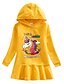 cheap Unicorn Dresses-Kids Girls&#039; Dress Striped White Yellow Pink