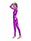 abordables Costumes Zentai-Combinaison Morphsuit Costume de Cosplay Combinaison-pantalon Adulte Latex Boas et Plumes Costumes de Cosplay Genre Homme Femme Couleur Pleine Noël Halloween Carnaval / Costume de peau