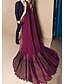 cheap Evening Dresses-Mermaid / Trumpet Sexy Engagement Formal Evening Dress Sweetheart Neckline Sleeveless Court Train Polyester with Sequin Draping 2020