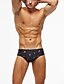 cheap Men&#039;s Swimwear &amp; Beach Shorts-Men&#039;s Briefs Print Swimsuit Fruit Sporty Basic Black / Bikini / Beach Bottom