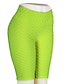 cheap Yoga Shorts &amp; Bikers-Women&#039;s Green Purple Pink Mid Waist Sports Print Sports Solid Colored S M L XL / Slim