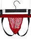 preiswerte Exotische Herrenunterwäsche-Herren Normal Spitze G-String Unterwäsche Dehnbar Niedrige Taillenlinie 1 PC Schwarz M