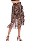 cheap Women&#039;s Skirts-Women&#039;s Skirts Leopard Brown S M L / Slim