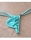 preiswerte Exotische Herrenunterwäsche-Herren 1 Stück Grundlegend G-String Unterwäsche - Normal Niedrige Taillenlinie Hellblau Weiß Schwarz M L XL