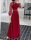 cheap Prom Dresses-A-Line Hot Prom Formal Evening Dress Jewel Neck Long Sleeve Floor Length Spandex with Beading Sequin 2021