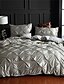 cheap Home &amp; Garden-Embroidery Home Bedding Duvet Cover Sets Silky Satin For Kids Teens Adults Bedroom Plain/Solid 1 Duvet Cover + 1/2 Pillowcase Shams