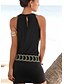 cheap Mini Dresses-Women&#039;s Sheath Dress Short Mini Dress Black Sleeveless Solid Color Round Neck Hot Slim S M L XL XXL
