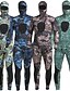 cheap Wetsuits &amp; Diving Suits-MYLEDI Men&#039;s Full Wetsuit 3mm SCR Neoprene Diving Suit Thermal Warm UPF50+ Quick Dry High Elasticity Long Sleeve 2 Piece Hooded - Swimming Diving Surfing Scuba Camo / Camouflage Autumn / Fall Spring