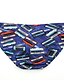 cheap Men&#039;s Exotic Underwear-Men&#039;s Normal Print Briefs Underwear Stretchy Low Waist 1 PC Blue S