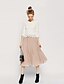 cheap Women&#039;s Skirts-Women&#039;s Basic Skirts Daily Wear Solid Colored White Black Pink One-Size