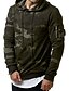 cheap Basic Hoodie Sweatshirts-Men&#039;s Hoodie Camo / Camouflage Hooded Casual Hoodies Sweatshirts  Gray Green