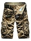 cheap Trousers &amp; Shorts-Men&#039;s Cargo Shorts Hiking Shorts Military Camo Summer Outdoor Standard Fit 10&quot; Multi-Pockets Breathable Quick Dry Sweat wicking Shorts Bottoms Knee Length Jungle camouflage Black Work Camping