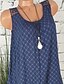 cheap Mini Dresses-Women&#039;s Shift Dress Short Mini Dress Black Fuchsia Green Royal Blue Light gray Gray Light Blue Sleeveless Print Round Neck S M L XL XXL 3XL 4XL 5XL