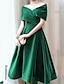 olcso Koktélruhák-egy vonalú koktél fekete ruha 1950-es évek ruha őszi esküvői vendég ruha térdig érő rövid ujjú vállról bársony ráncokkal tiszta szín 2024