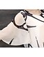 baratos Blusas e Camisas de mulher-Mulheres Blusa Gráfico Diário Final de semana Tamanho Grande Blusa Camisa Social Manga Curta Pregueado Imprimir Decote Redondo Básico Manga Morcego Ajuste Largo Branco Preto XXS / Verão