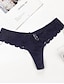 cheap Men&#039;s Briefs Underwear-Men&#039;s Basic G-strings &amp; Thongs Panties Mid Waist Wine S