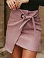 cheap Women&#039;s Skirts-Women&#039;s Bodycon Skirts Cotton Solid Colored Black Pink S M L / Asymmetrical