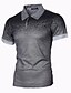 cheap Men&#039;s Polos-Men&#039;s Golf Shirt Tennis Shirt Color Block Collar Classic Collar Plus Size Daily Work Short Sleeve Print Tops Business Basic White Black Orange