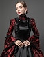 cheap Historical &amp; Vintage Costumes-Maria Antonietta Victorian Medieval 18th Century Cocktail Dress Vintage Dress Dress Party Costume Masquerade Prom Dress Women&#039;s Lace Costume Vintage Cosplay Party Prom Long Sleeve Long Length Ball