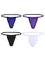 cheap Men&#039;s Briefs Underwear-Men&#039;s 1 Piece Basic G-string Underwear - Normal Low Waist White Black Purple One-Size