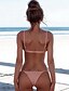 cheap Bikinis-Women&#039;s Bikini Swimsuit Blushing Pink Wine Gray White Black Swimwear Strap Bathing Suits Sexy / Padded Bras