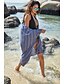 cheap Cover Up-Women&#039;s Swimwear Cover Up Normal Swimsuit Striped Yellow Blue Bathing Suits Basic