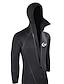 cheap Wetsuits &amp; Diving Suits-YON SUB Men&#039;s Full Wetsuit 5mm SCR Neoprene Diving Suit Thermal Warm UPF50+ Quick Dry High Elasticity Long Sleeve Full Body Front Zip Hooded - Swimming Diving Surfing Scuba Solid Color Spring Summer