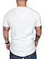 ieftine Tricouri casual pentru bărbați-Bărbați Cămașă Tricou Tricouri Simplu Geometică Rotund Mărime Plus Sport Manșon scurt Asimetric Îmbrăcăminte Militar Muşchi Croi Slim A face exerciții fizice