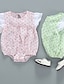 cheap Baby Girls&#039; One-Piece-Baby Girls&#039; Active Basic Print Short Sleeves Bodysuit Blushing Pink