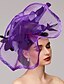 Χαμηλού Κόστους Καπέλα και Διακοσμητικά-Καπέλο Ντέρμπι Γοητευτικά Καπέλα Φτερό Δίχτυ Ιπποδρομία Ημέρα της Γυναίκας Λουλούδια Με Φτερό Ακουστικό Καπέλα